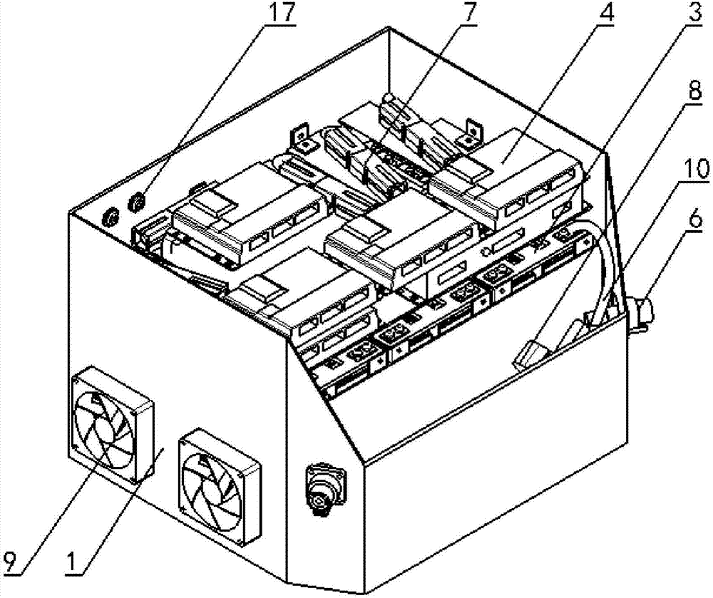 Novel driving battery box for electric vehicle