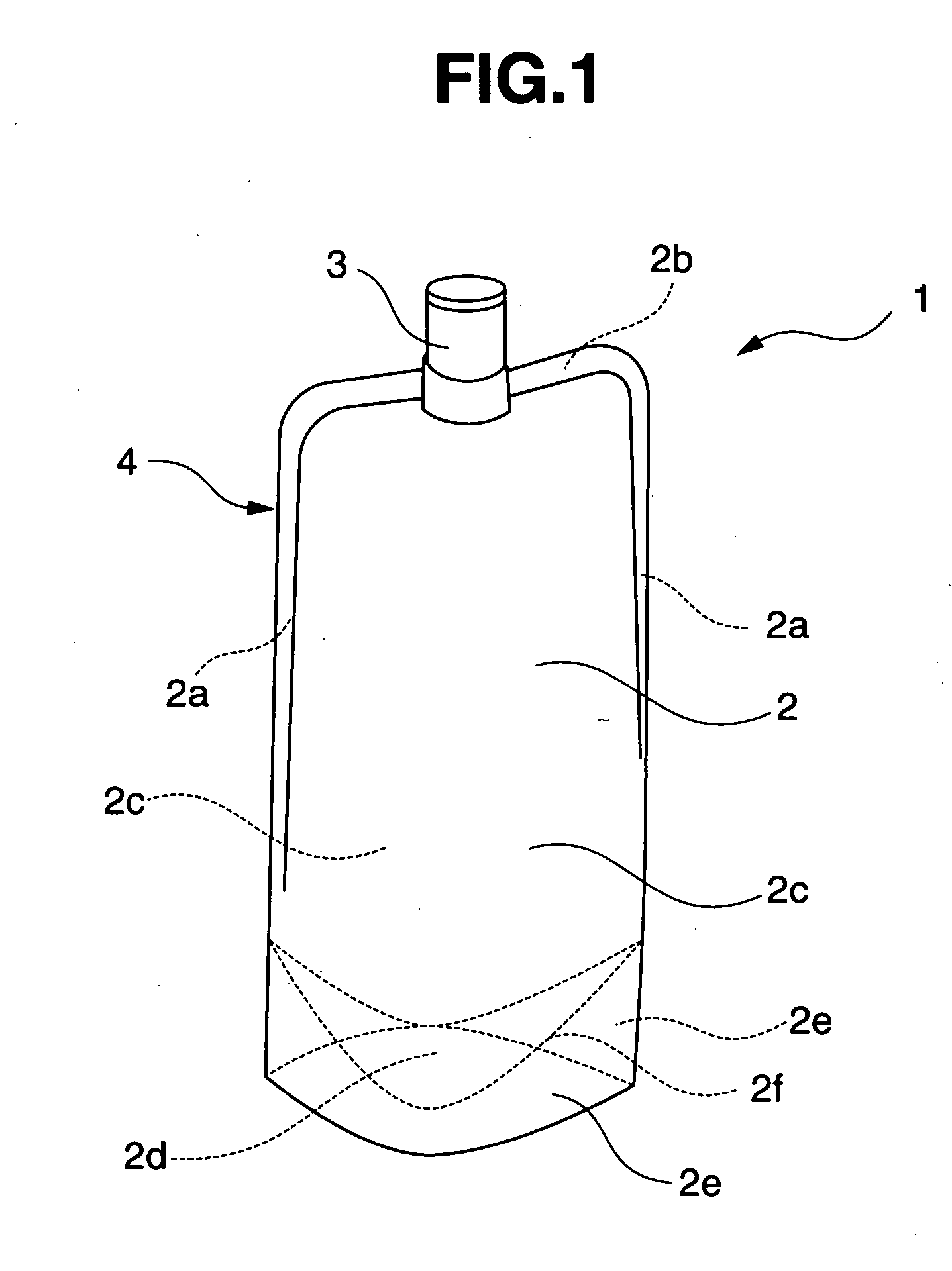 Self-standing bag and method of manufacturing the bag