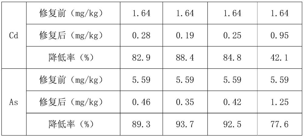 Soil pollution remediation reagent