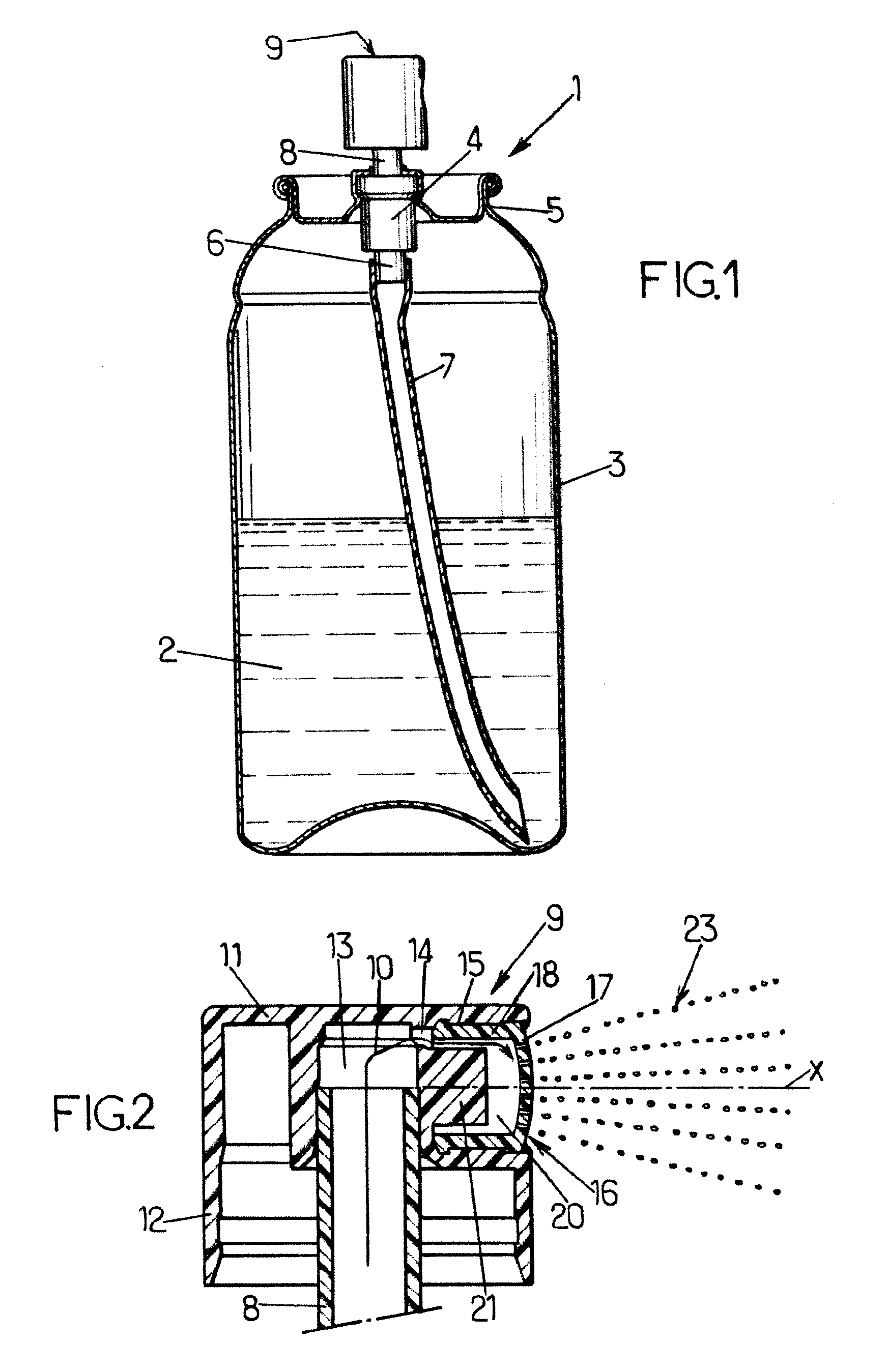 Spraying Device And Use Of This Device