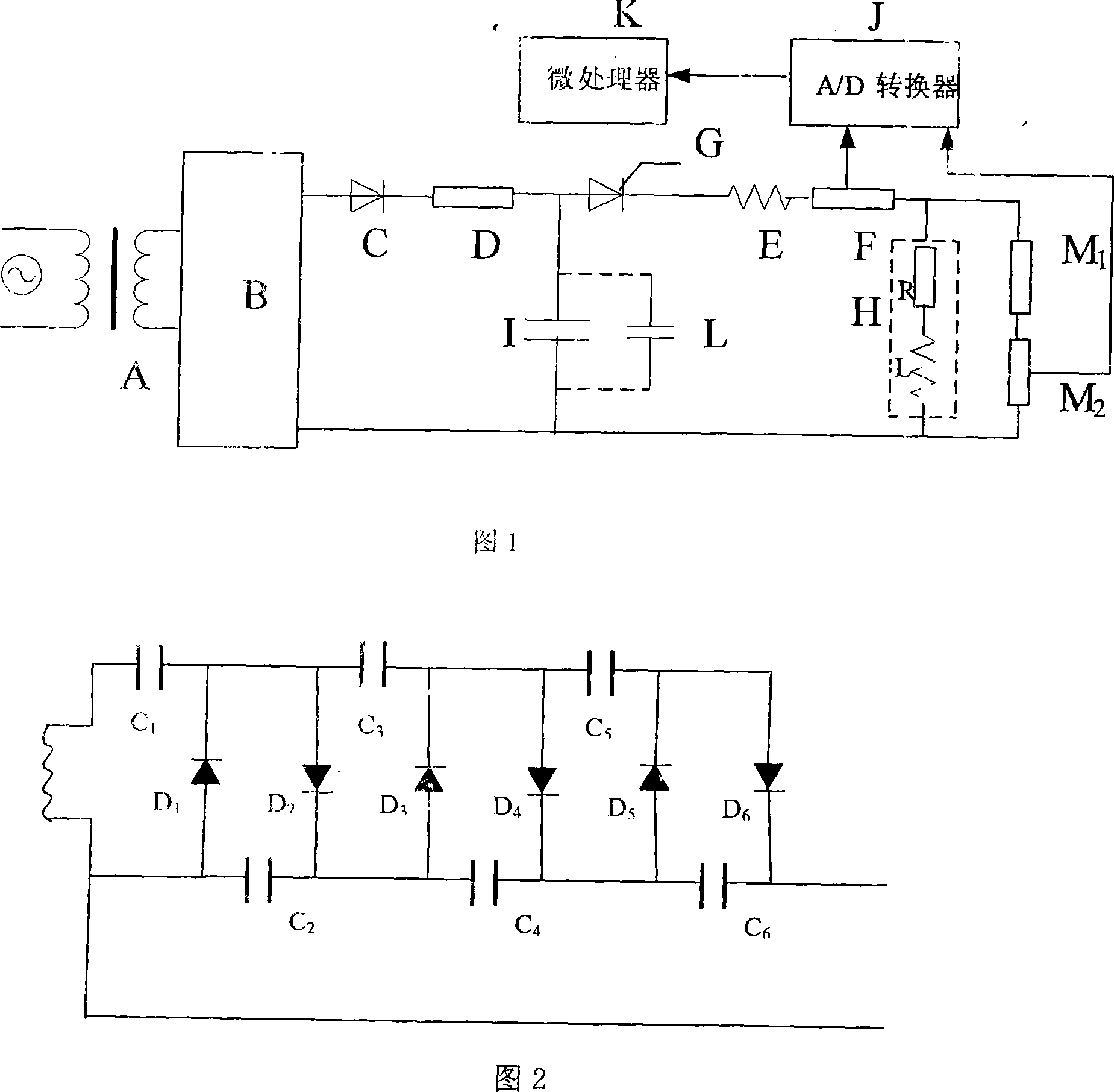 System and method for applying impact current for measuring grounded screen electric resistance and inductor