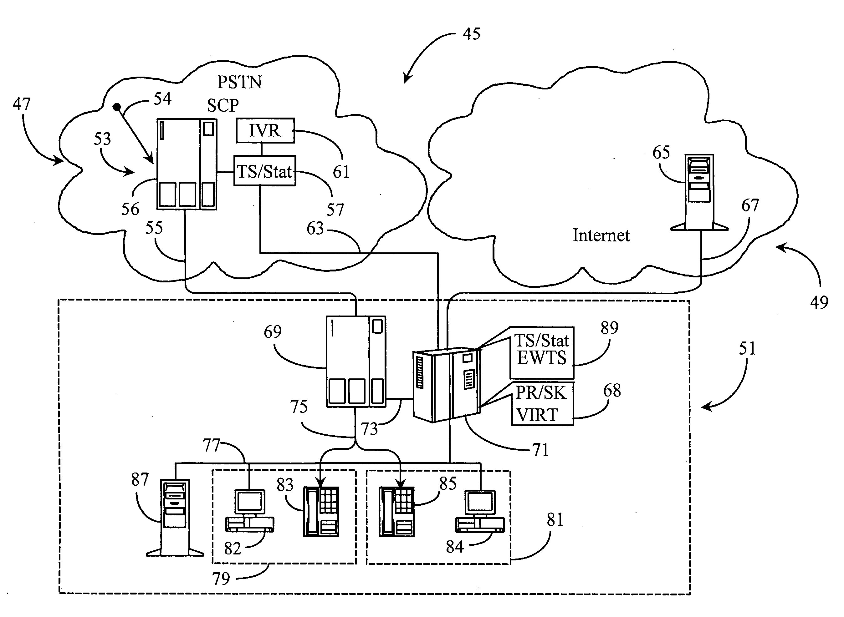 Method for estimating telephony system-queue waiting time in an agent level routing environment