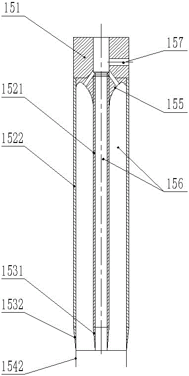 High-frequency vibratory sponge bar taking device and application