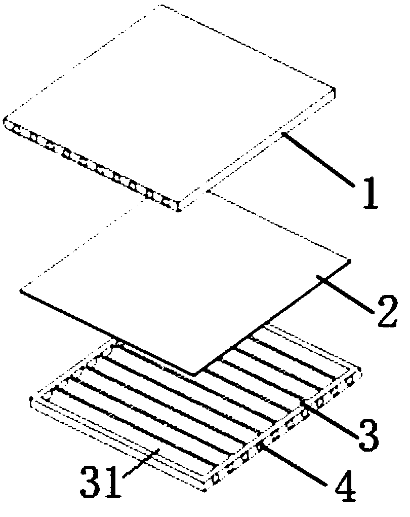 Air pressure type flexible sensor array and air pressure sensor unit thereof