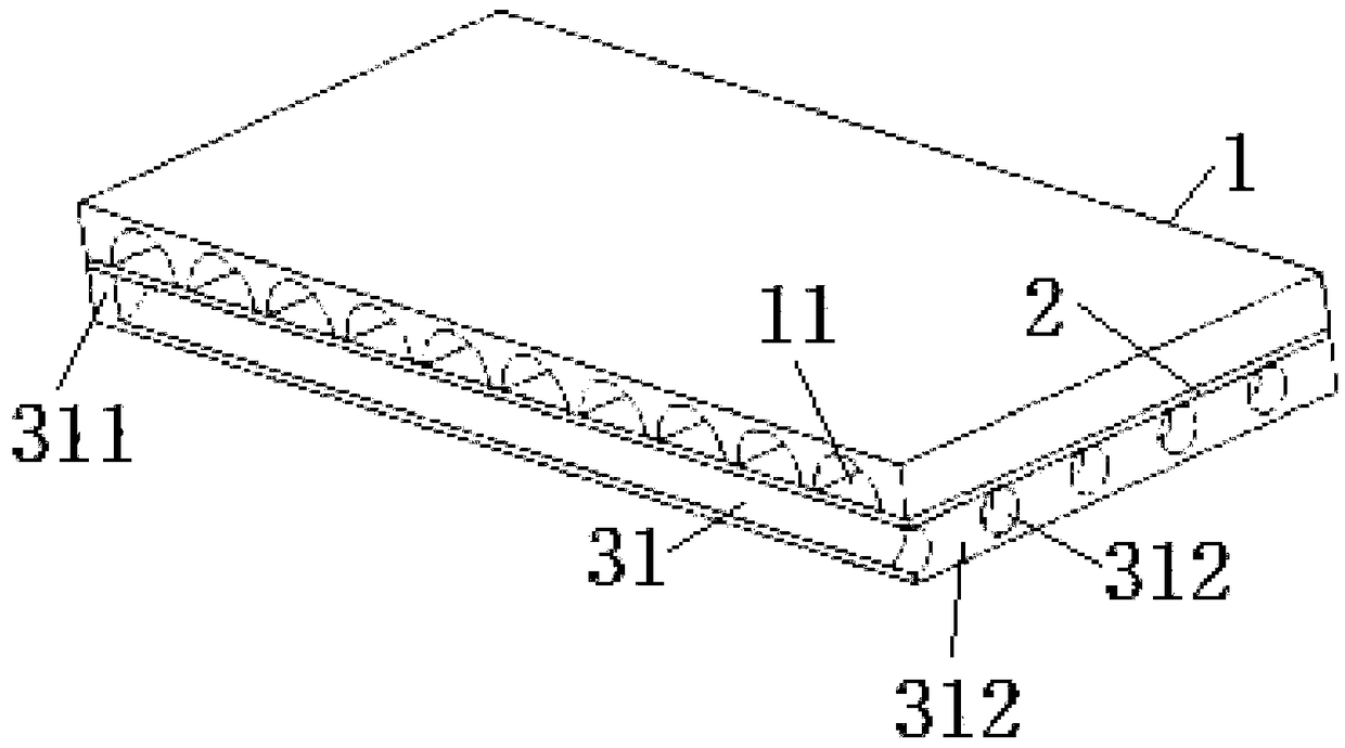 Air pressure type flexible sensor array and air pressure sensor unit thereof