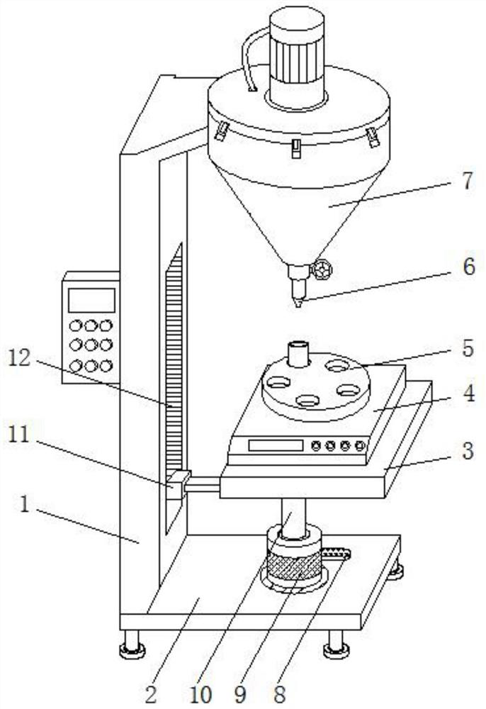 High-precision flow continuous measuring device for efficient filling of viscous food