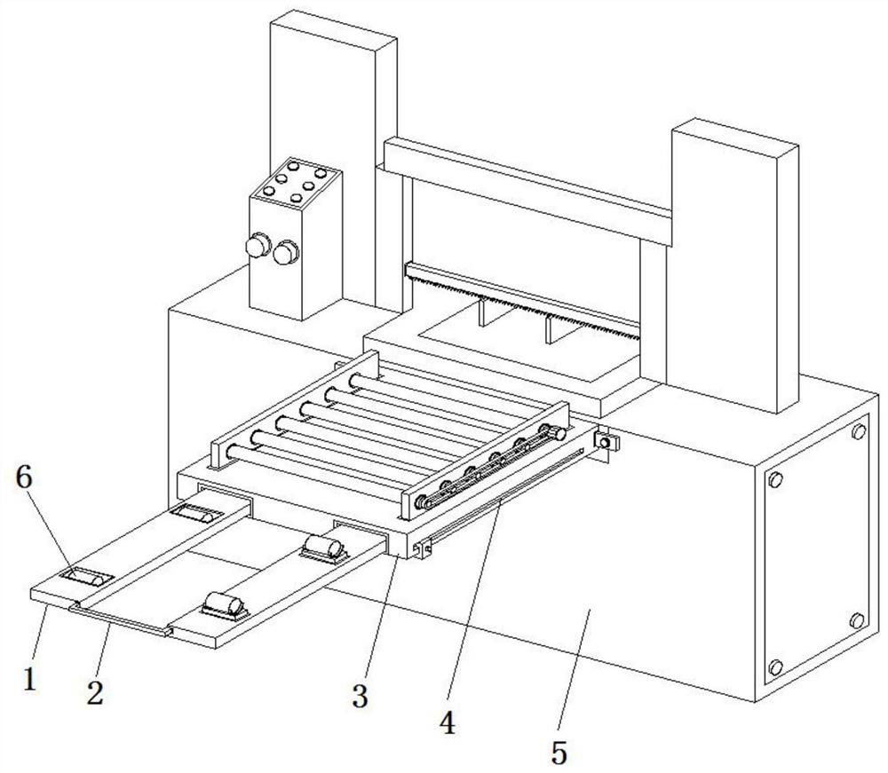 Novel sawing machine with feeding platform