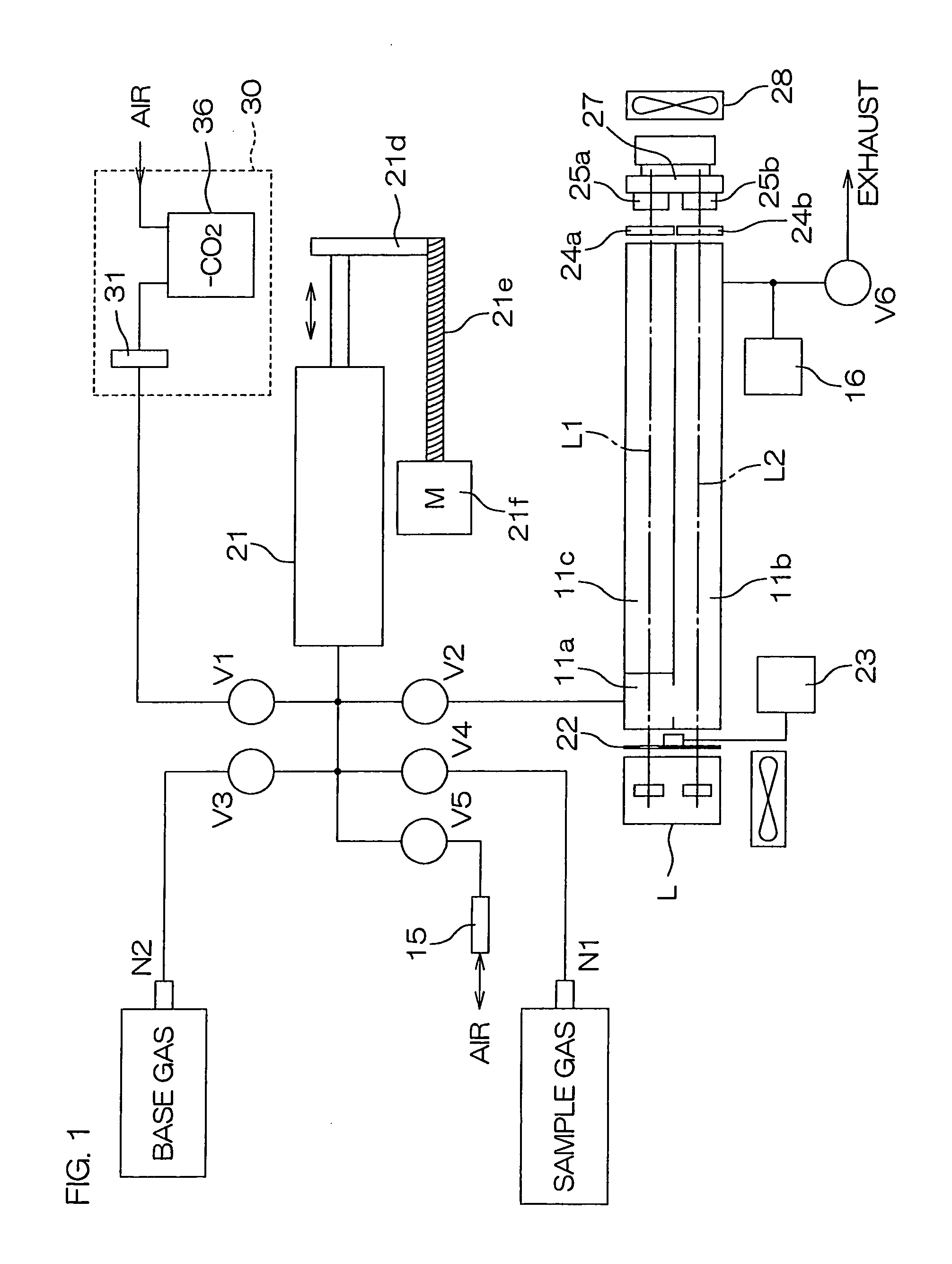 Method of Exhaled Gas Measurement and Analysis and Apparatus Therefor