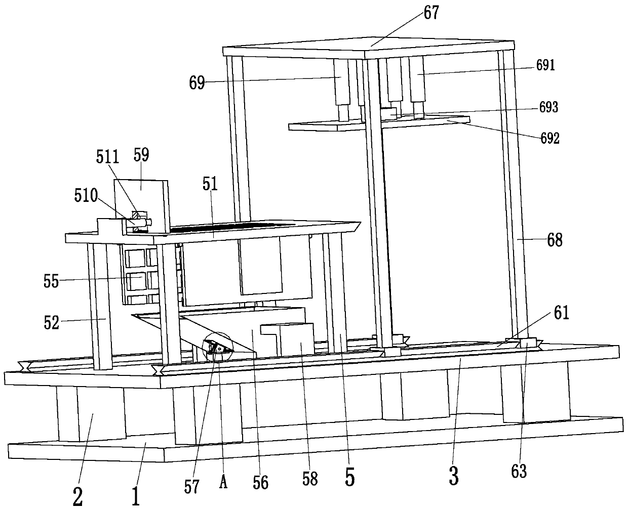 Reinforced concrete crushing and recycling equipment