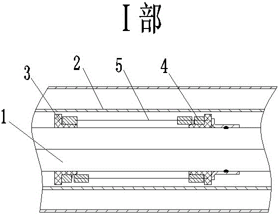 Buffering device arranged in shock absorber