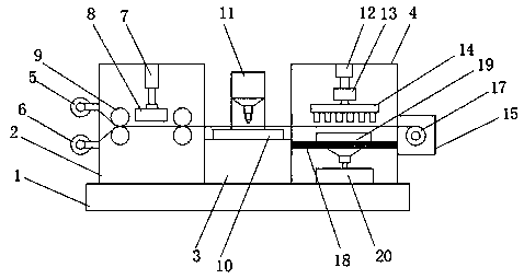 Continuous automation sewing device