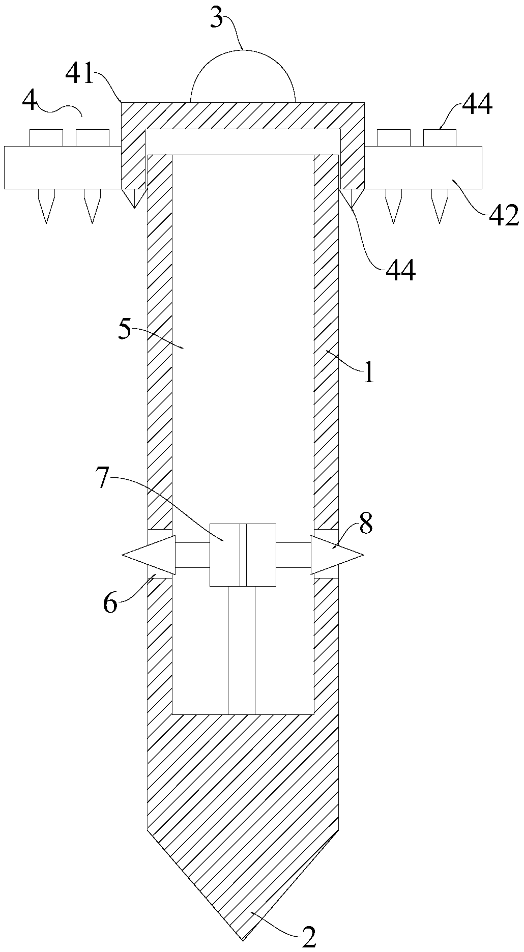 Ground anchor device