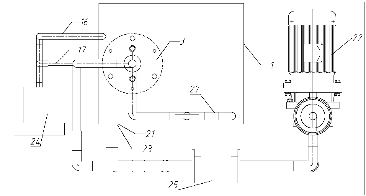 A device for preparing ni-sic composite coating on the inner surface of a hollow workpiece