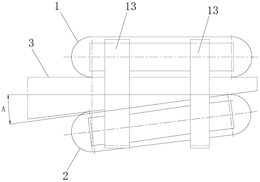 A high-pressure flat belt dehydration device