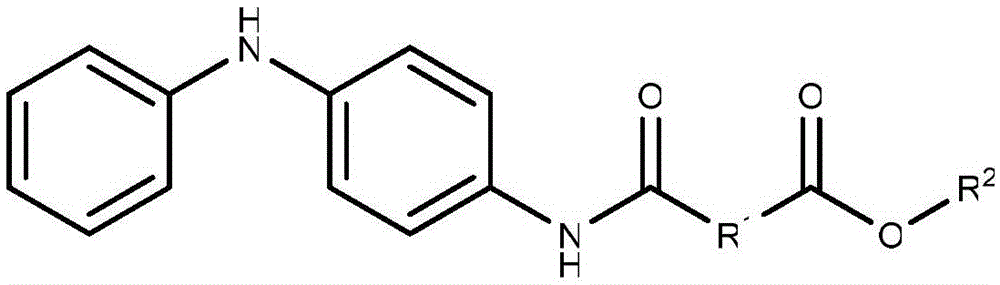 Antioxidant based on N-(4-anilinophenyl)-amide carboxylic acid ester