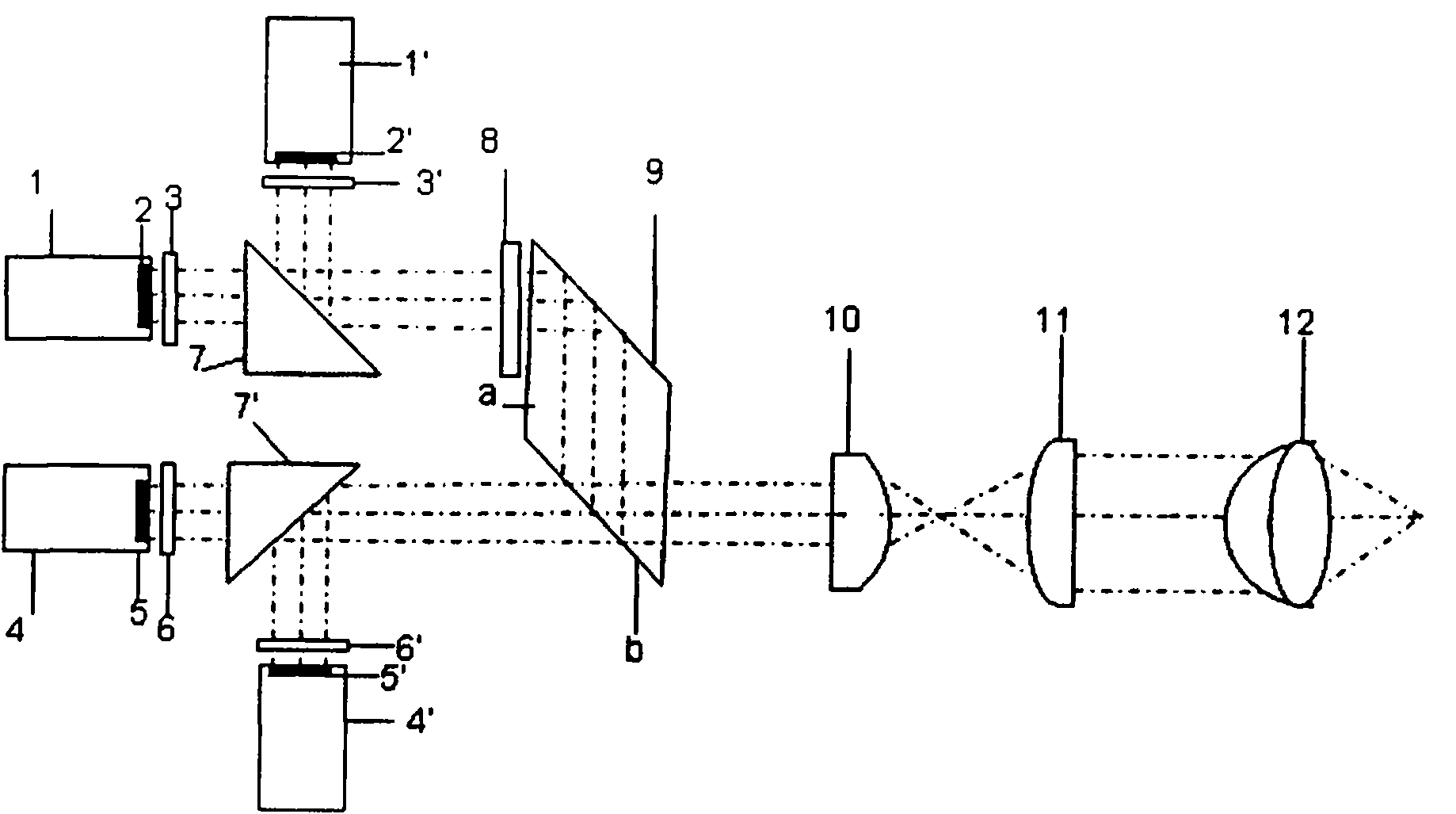Laser light source device of high-power semiconductor