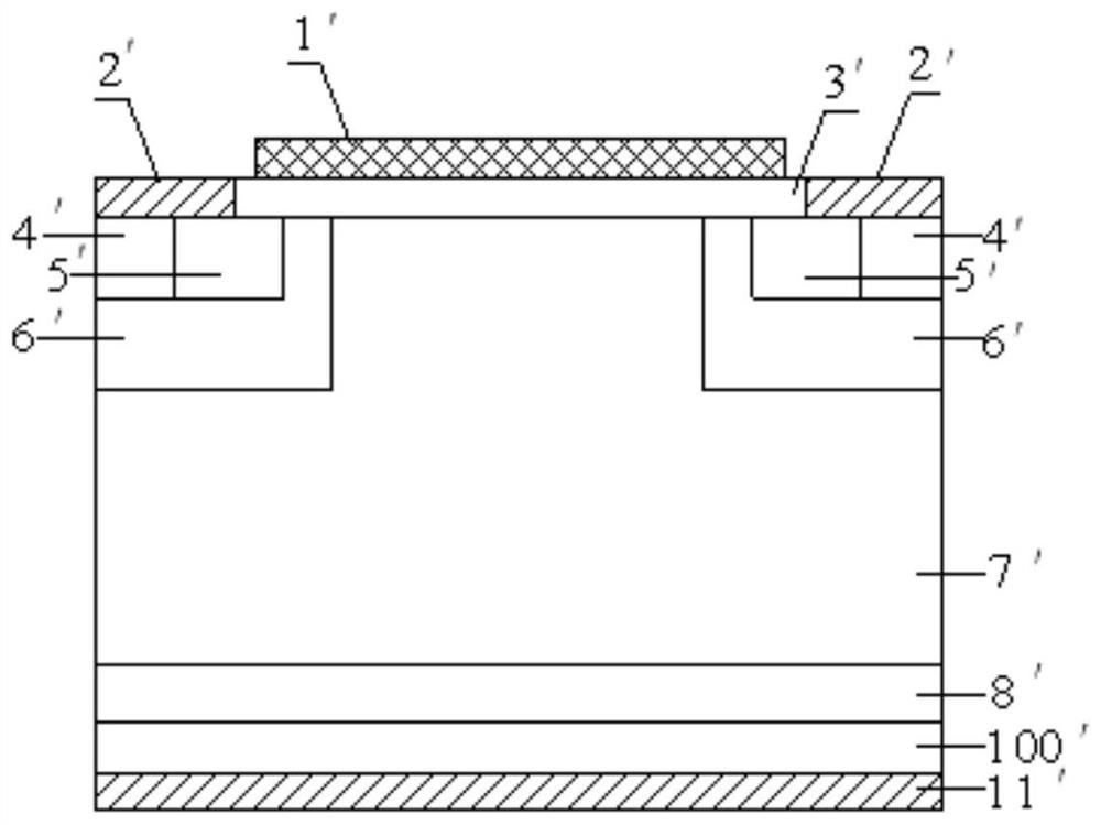 rc-igbt device and its preparation method