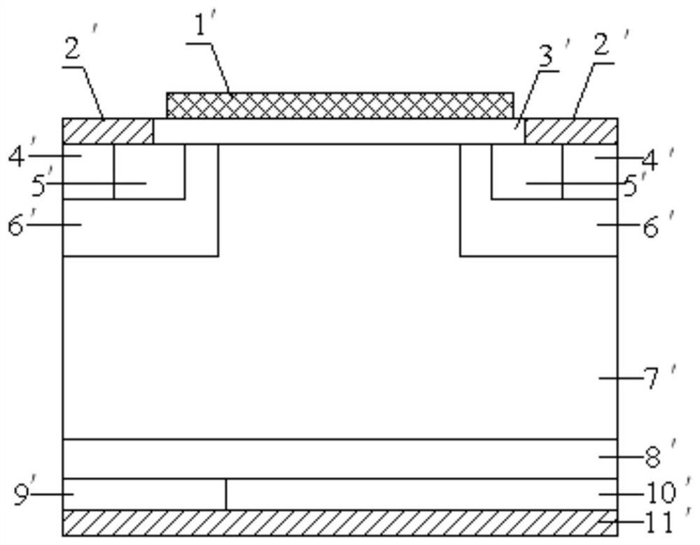 rc-igbt device and its preparation method