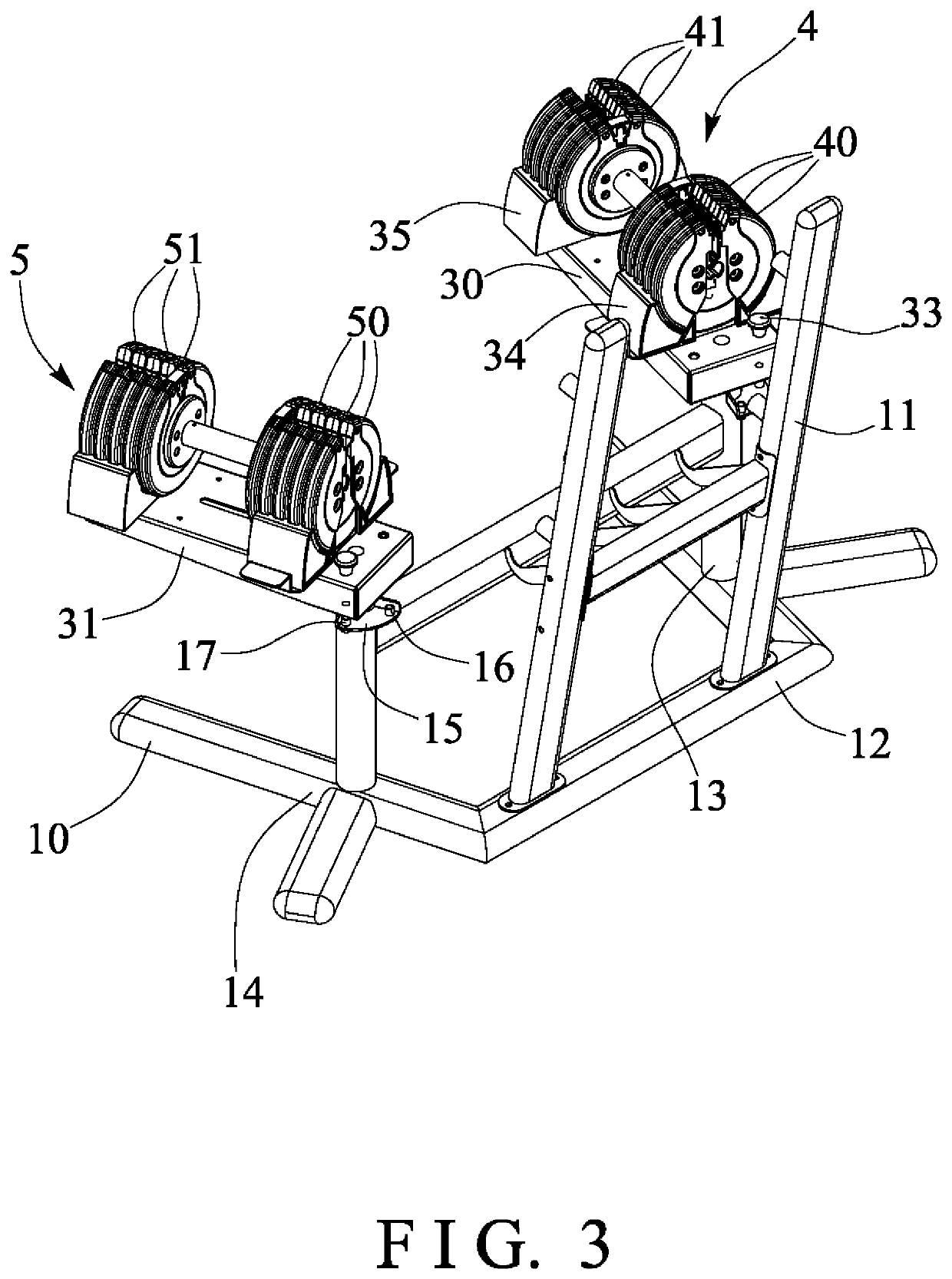 Dumbbell and barbell supporting system