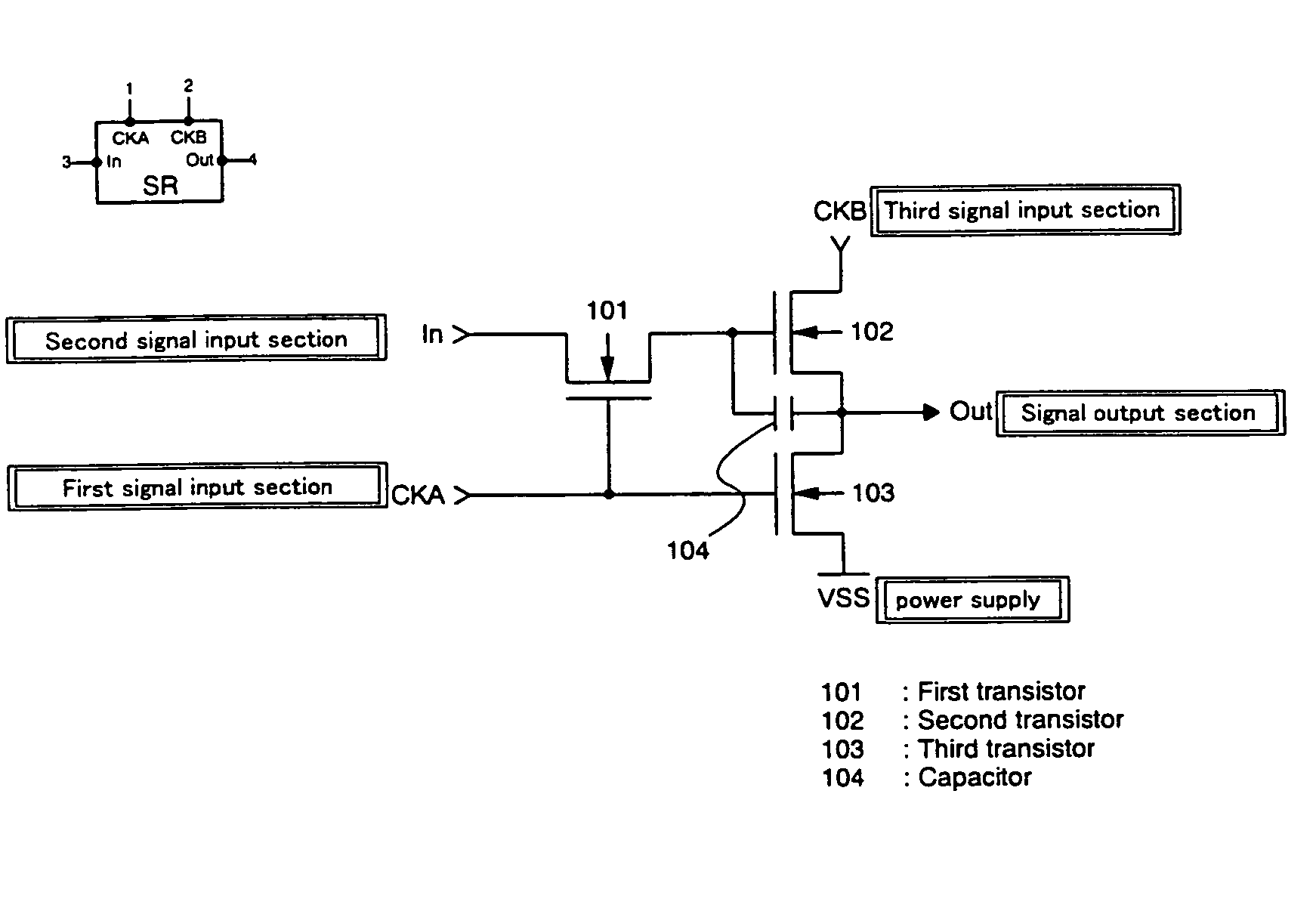 Pulse output circuit, shift register, and display device