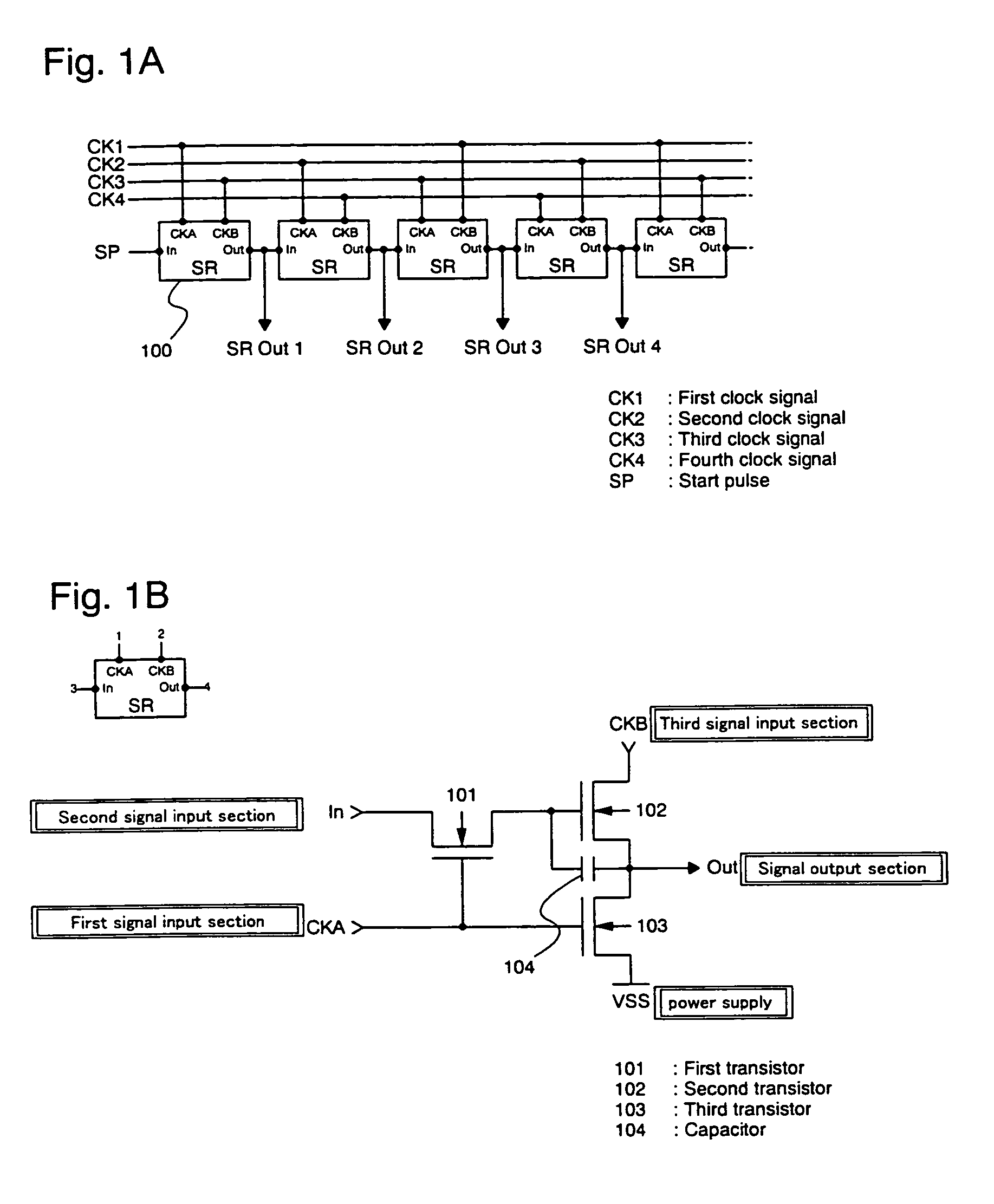 Pulse output circuit, shift register, and display device