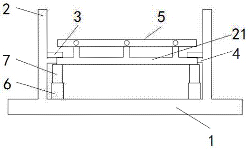 Lifting support equipment of drilling fluid pipe manifold