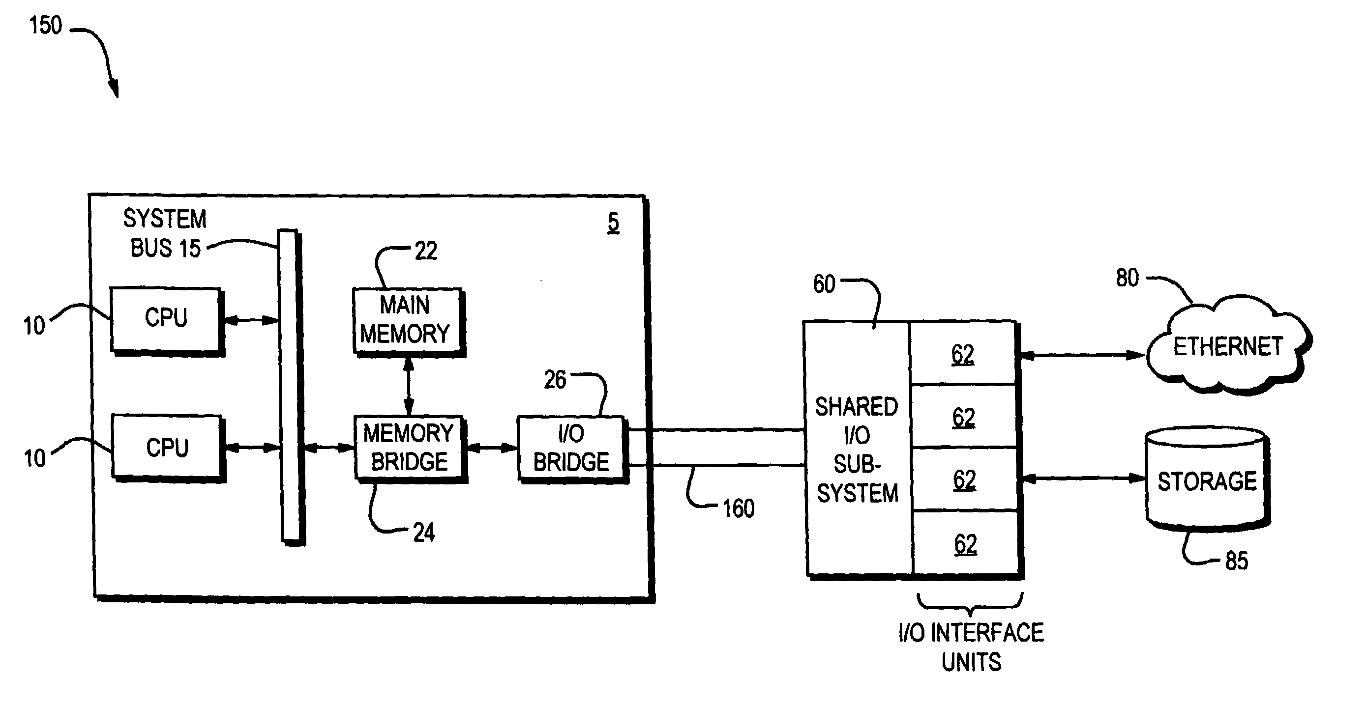 System and method for eventless detection of newly delivered variable length messages from a system area network