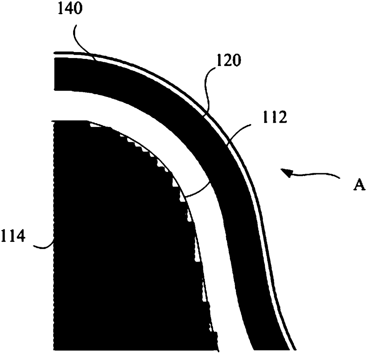 Special-shape display screen and display device