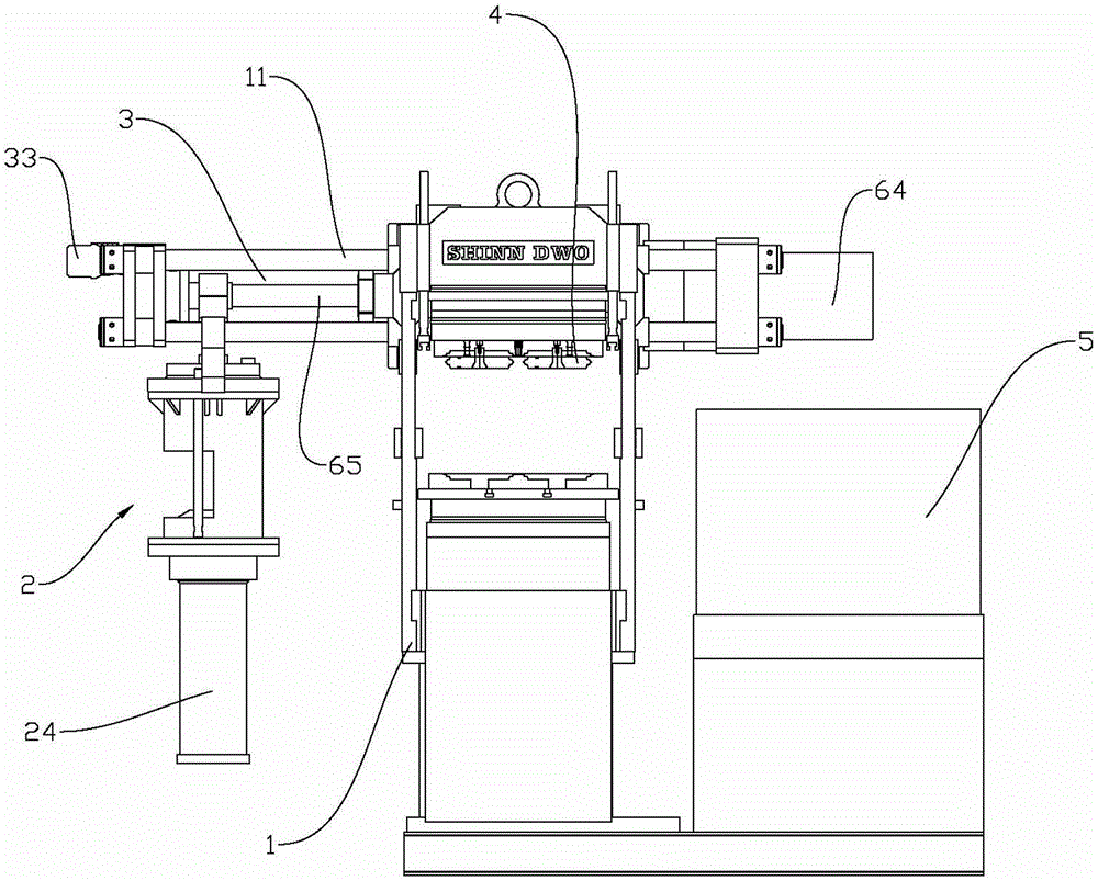 Silicone ejection oil pressure molding machine