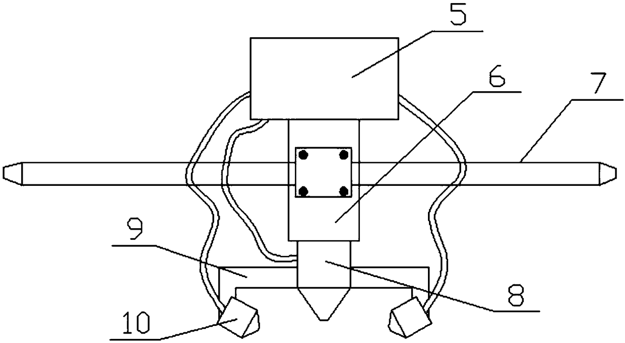 Welding device for producing automobile metal parts