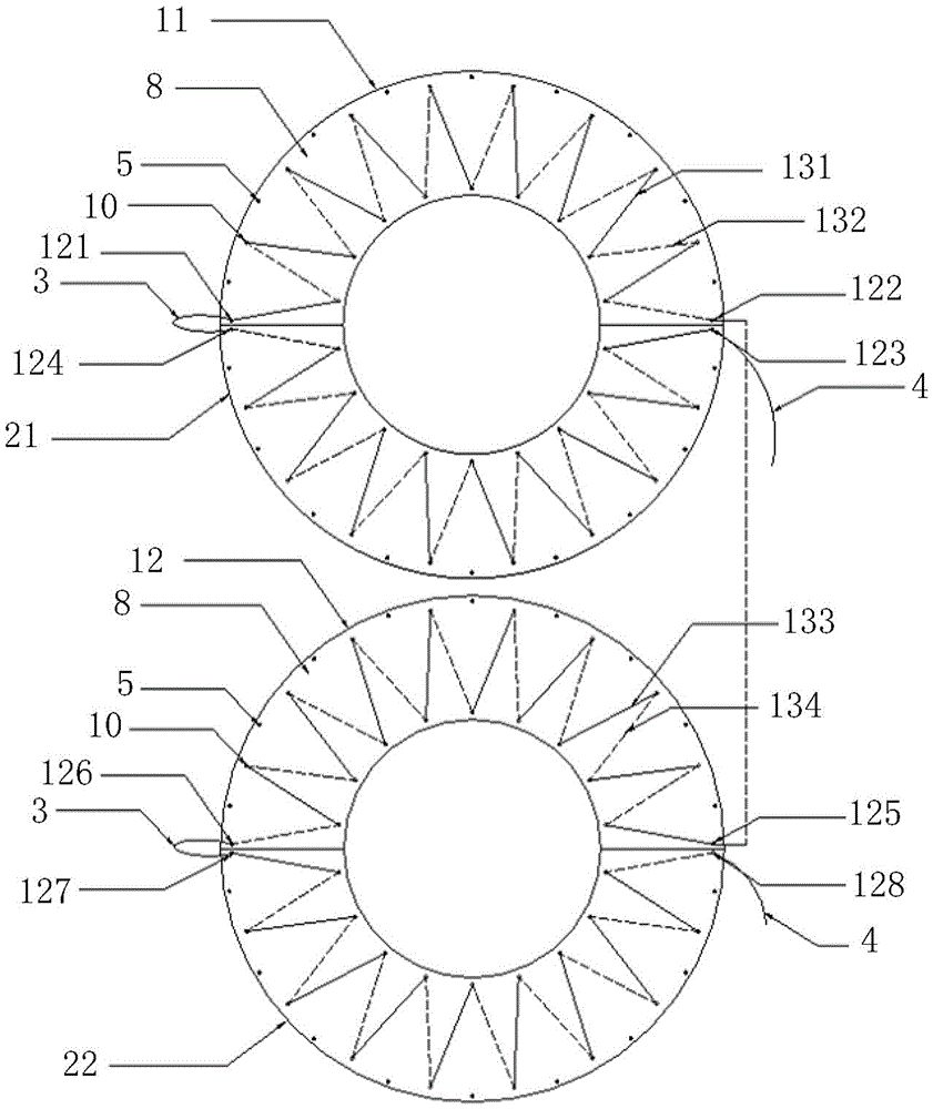 Open type Rogowski wire coil and application thereof