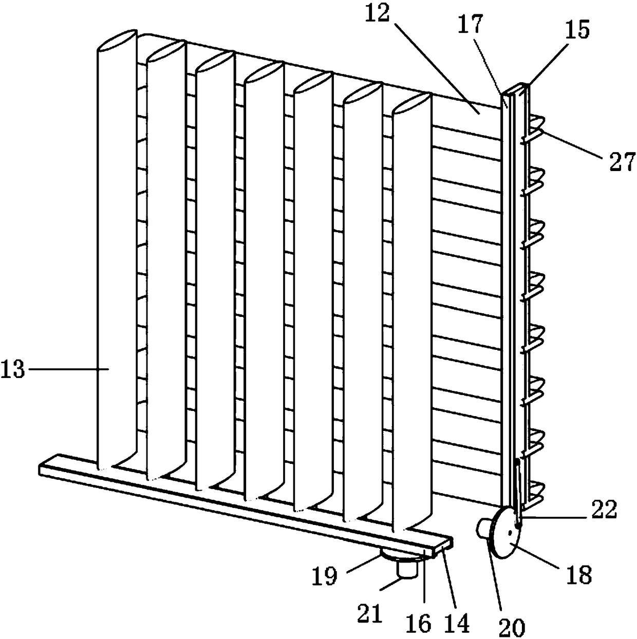 A multi-dimensional dual-channel adjustable bladeless fan imitating natural wind