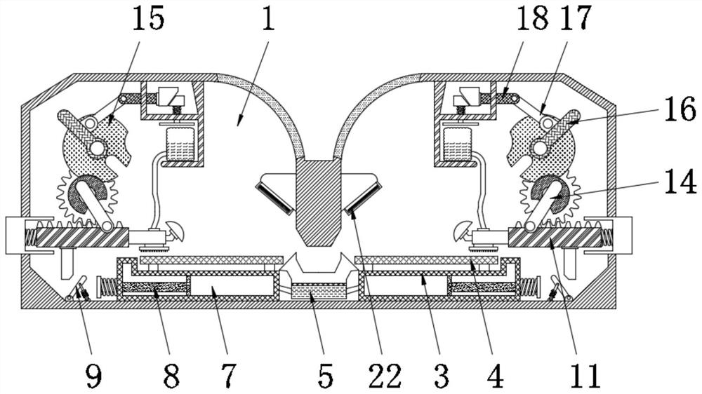 Automatic decontamination device for photovoltaic panels by light reflection method