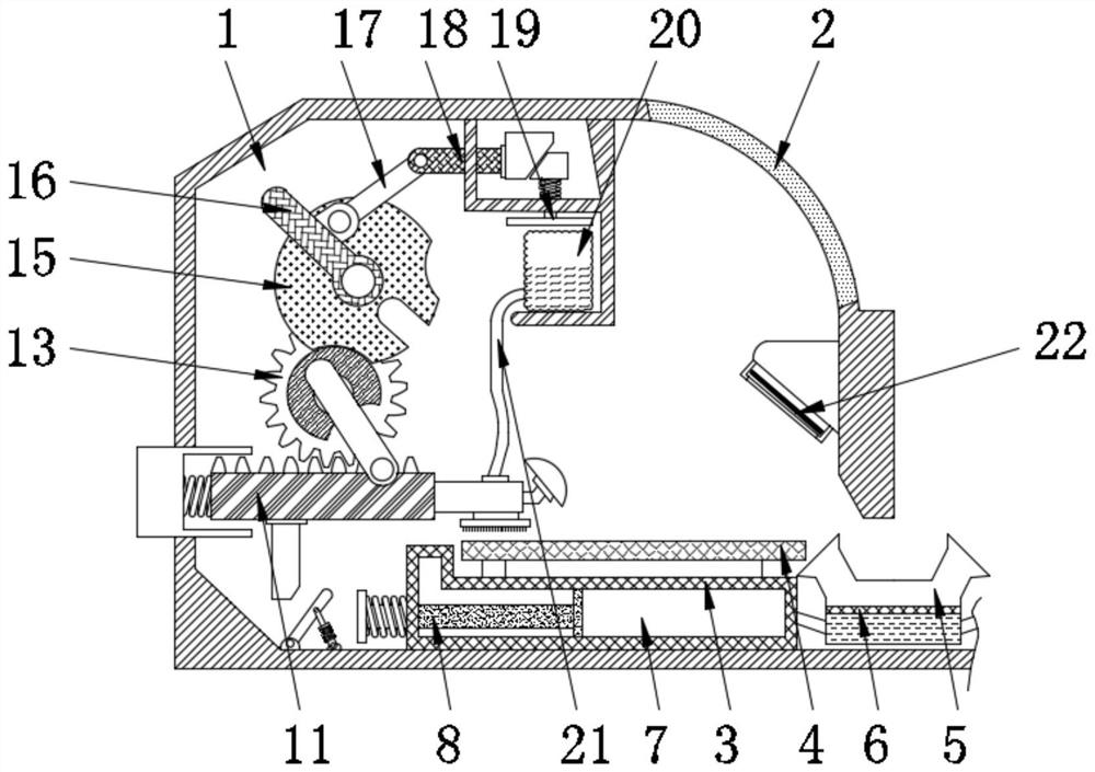 Automatic decontamination device for photovoltaic panels by light reflection method