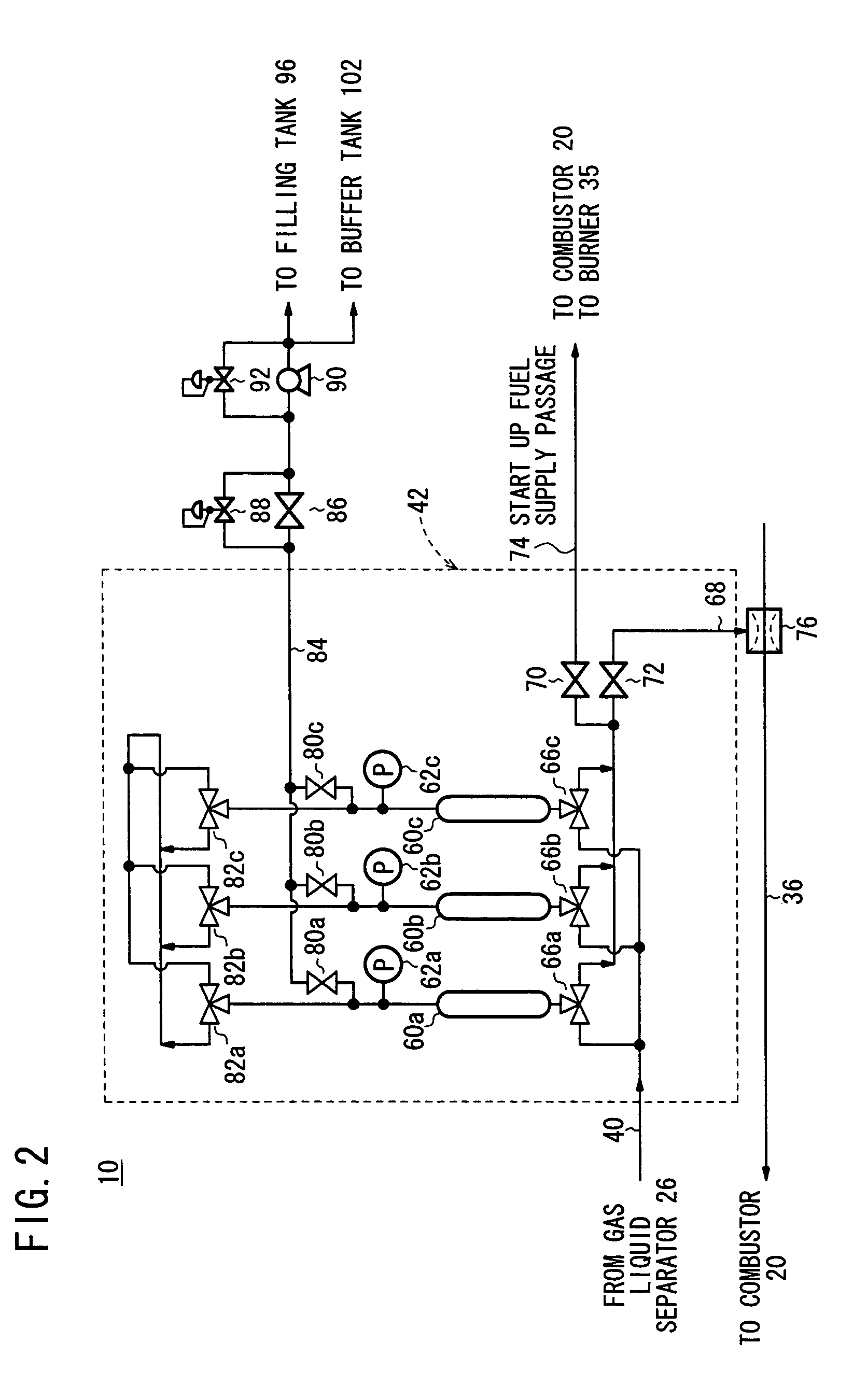 Method of controlling operation of fuel gas production apparatus