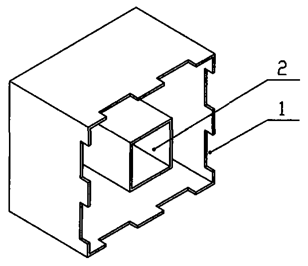 External flow four-opening type pot opening