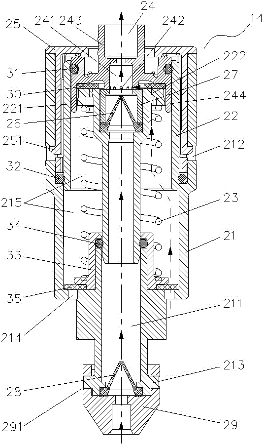 Foaming soap dispensing pump and foaming soap dispensing device and method using same