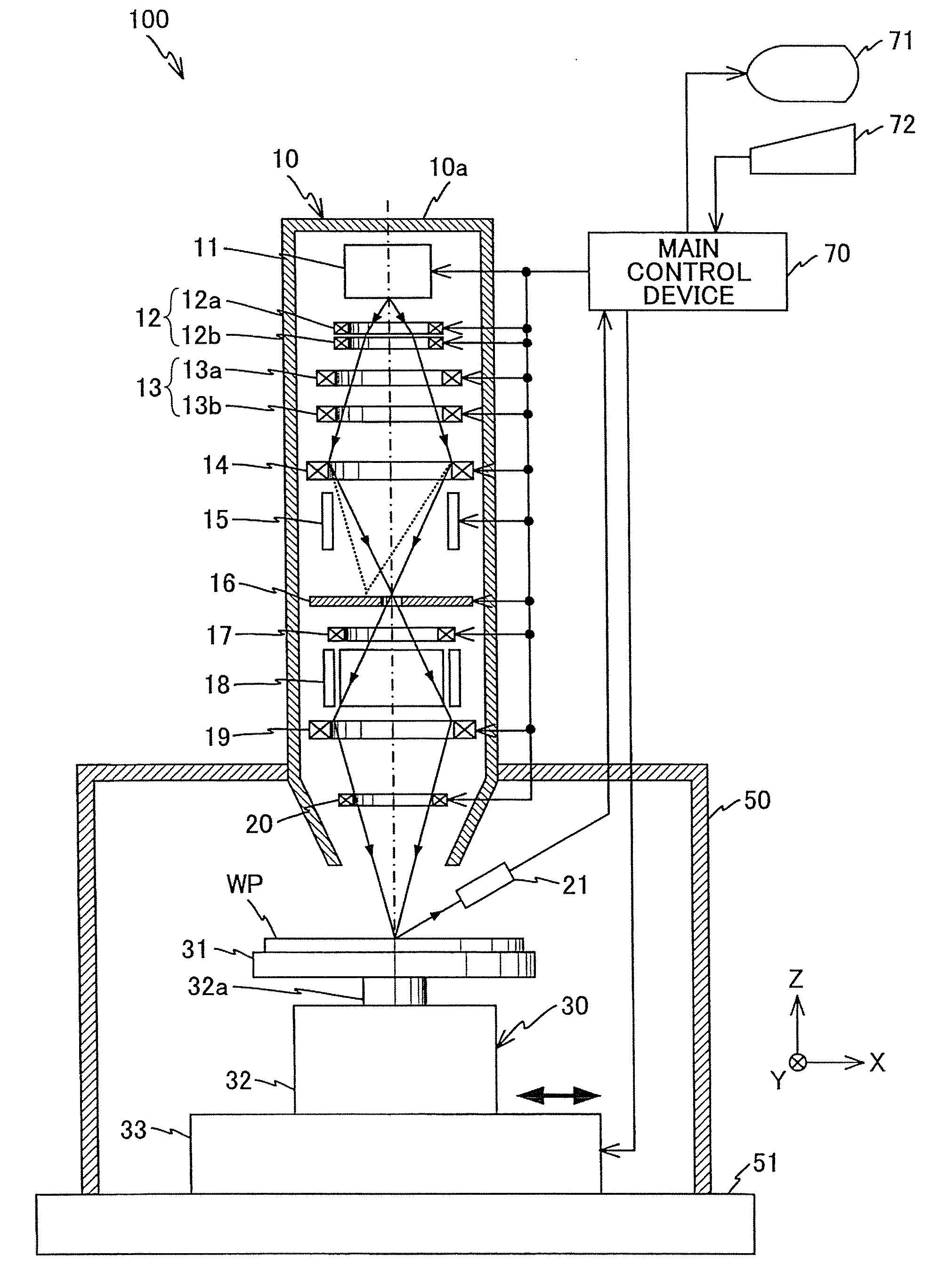 Aberration evaluation pattern, aberration evaluation method, aberration correction method, electron beam drawing apparatus, electron microscope, master, stamper, recording medium, and structure