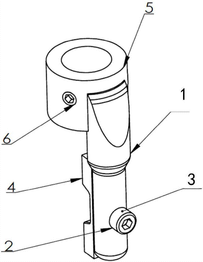 Tire mounting and dismounting head and tire mounting and dismounting machine