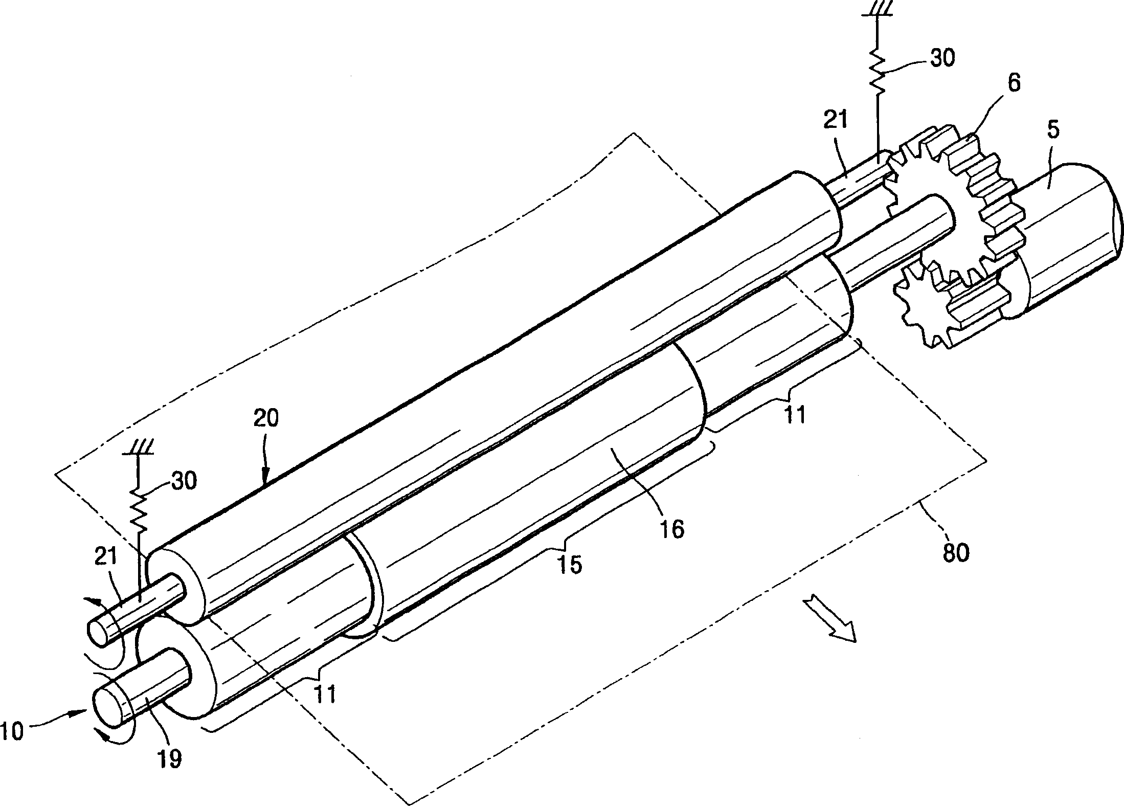 Paper transfer unit and image forming apparatus employing the same