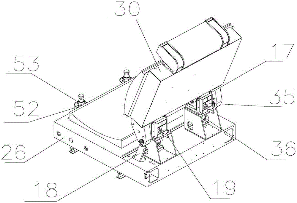 A large-scale high-precision combined foaming mold car device