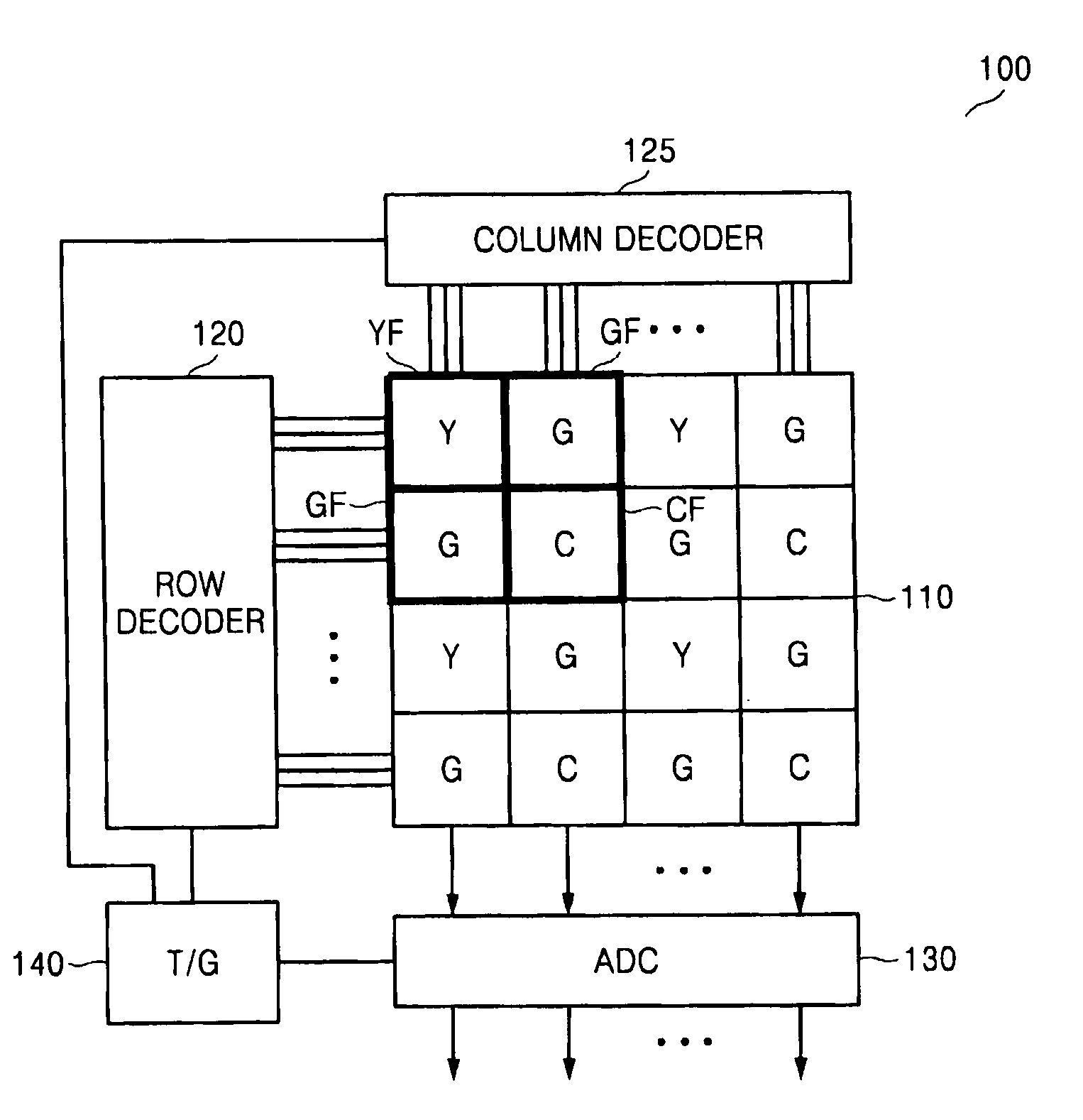 Color filter array, method of fabricating the same, and image pickup device including the same