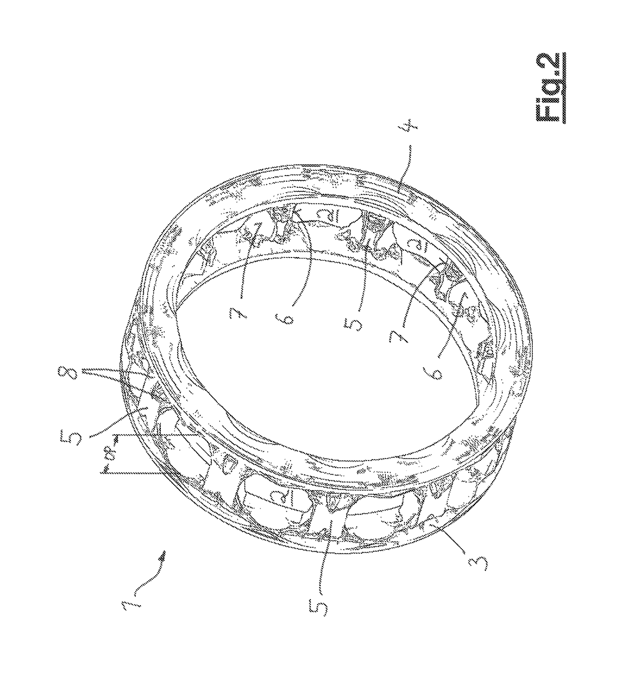 Cage of a roller bearing and method for producing such a cage