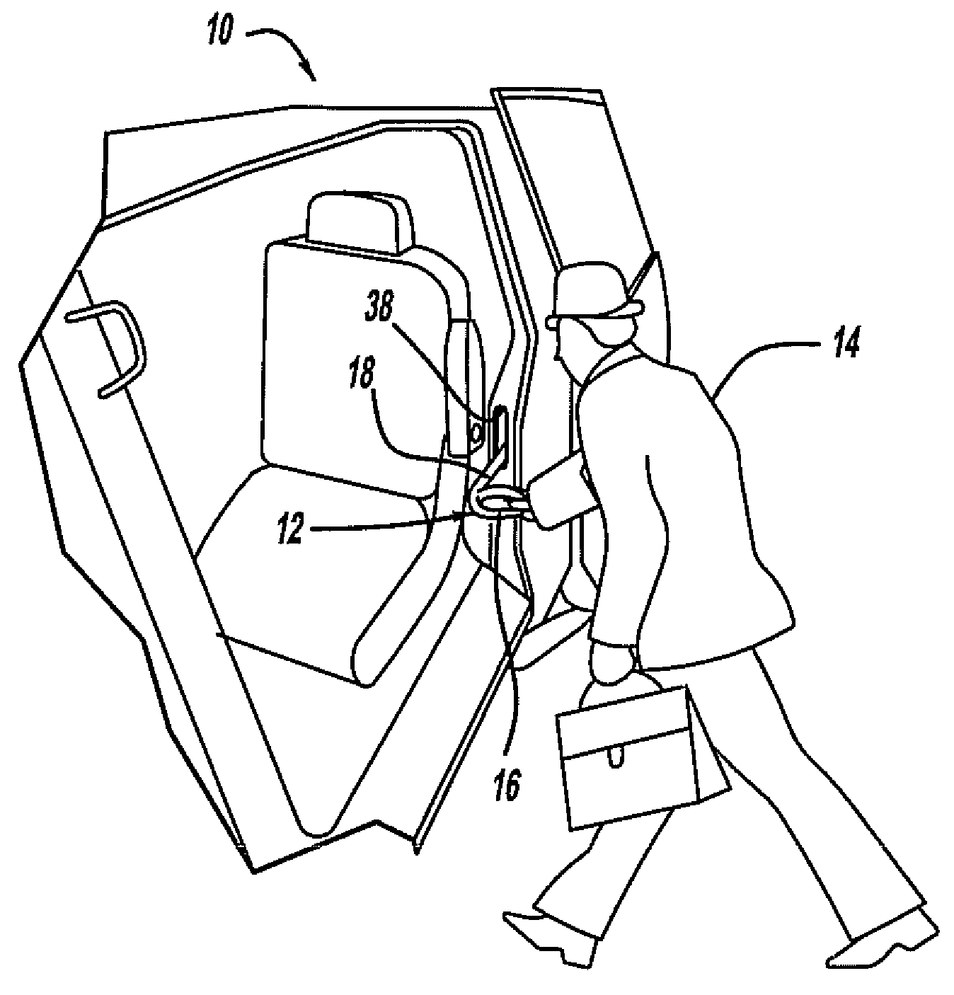 Retractable assist handle for a vehicle