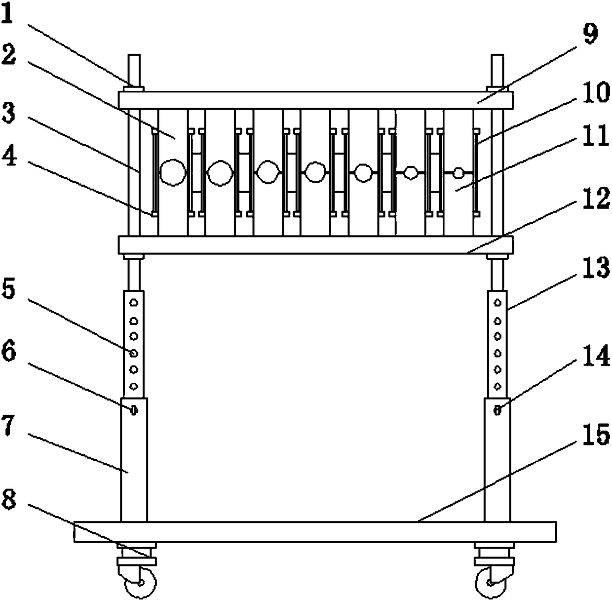 Clamping device for textile yarn