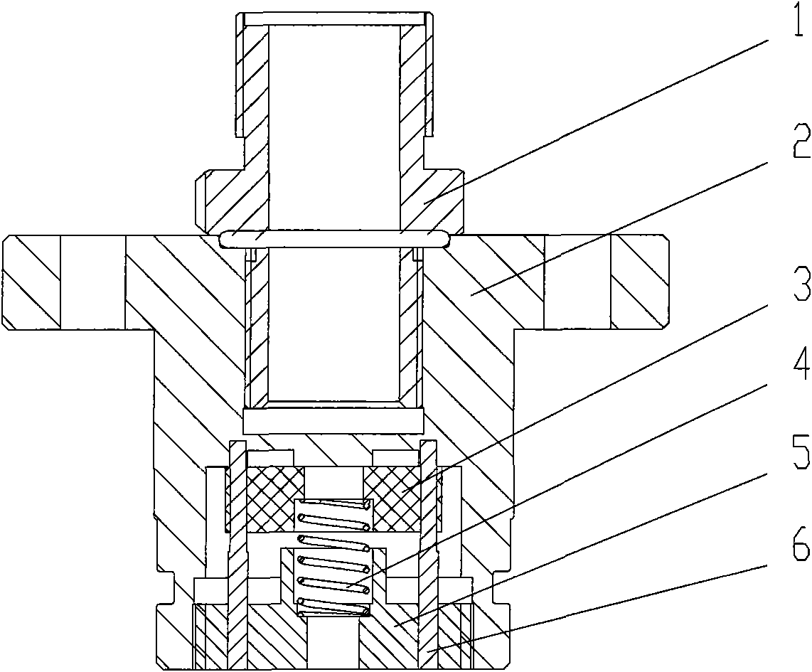 Air inlet and exhaust valve of compressor