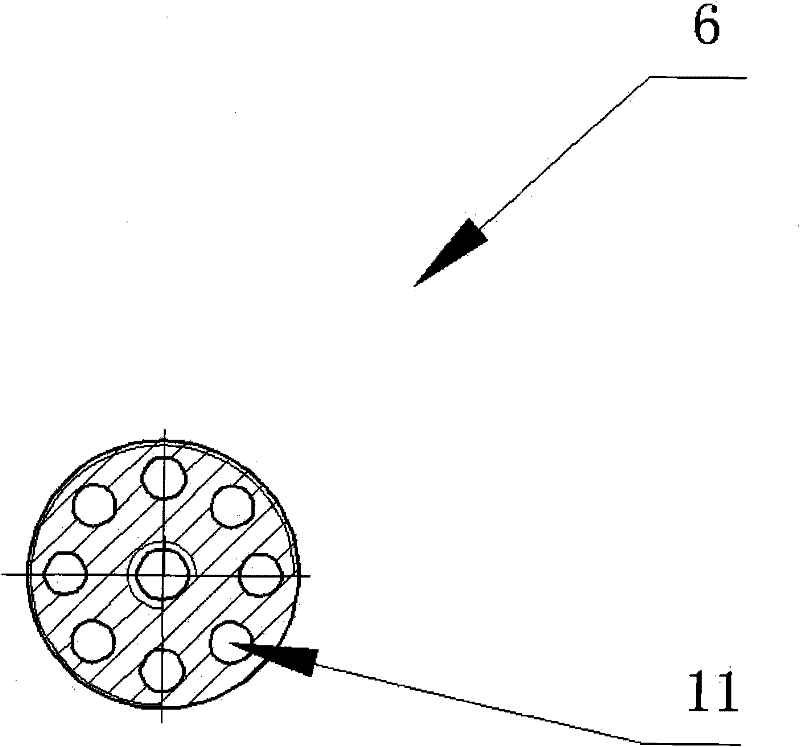 A non-explosive metal pipe annular cutting device