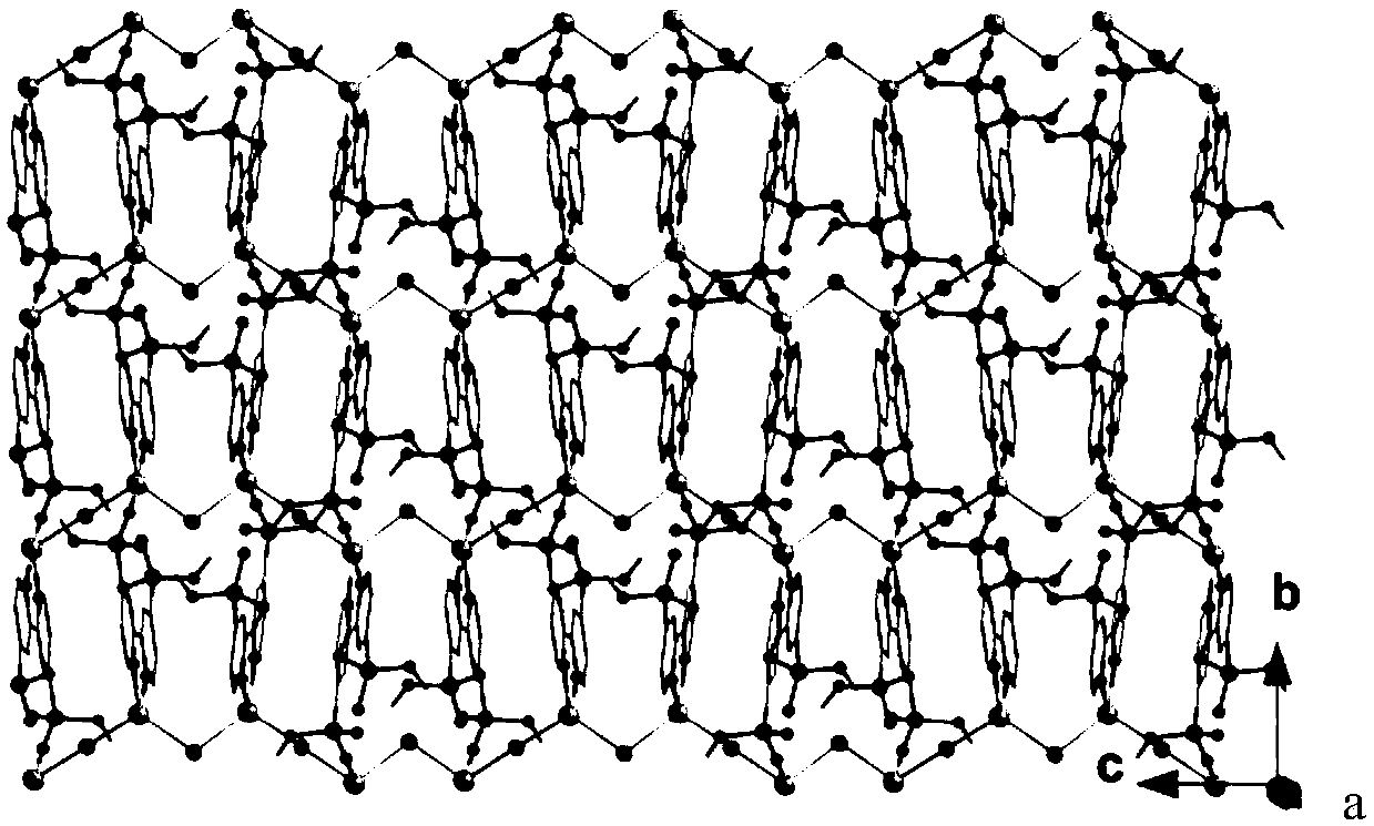 Two-dimensional MOFs (Metal Organic Frameworks) material with proton conductivity and preparation method thereof