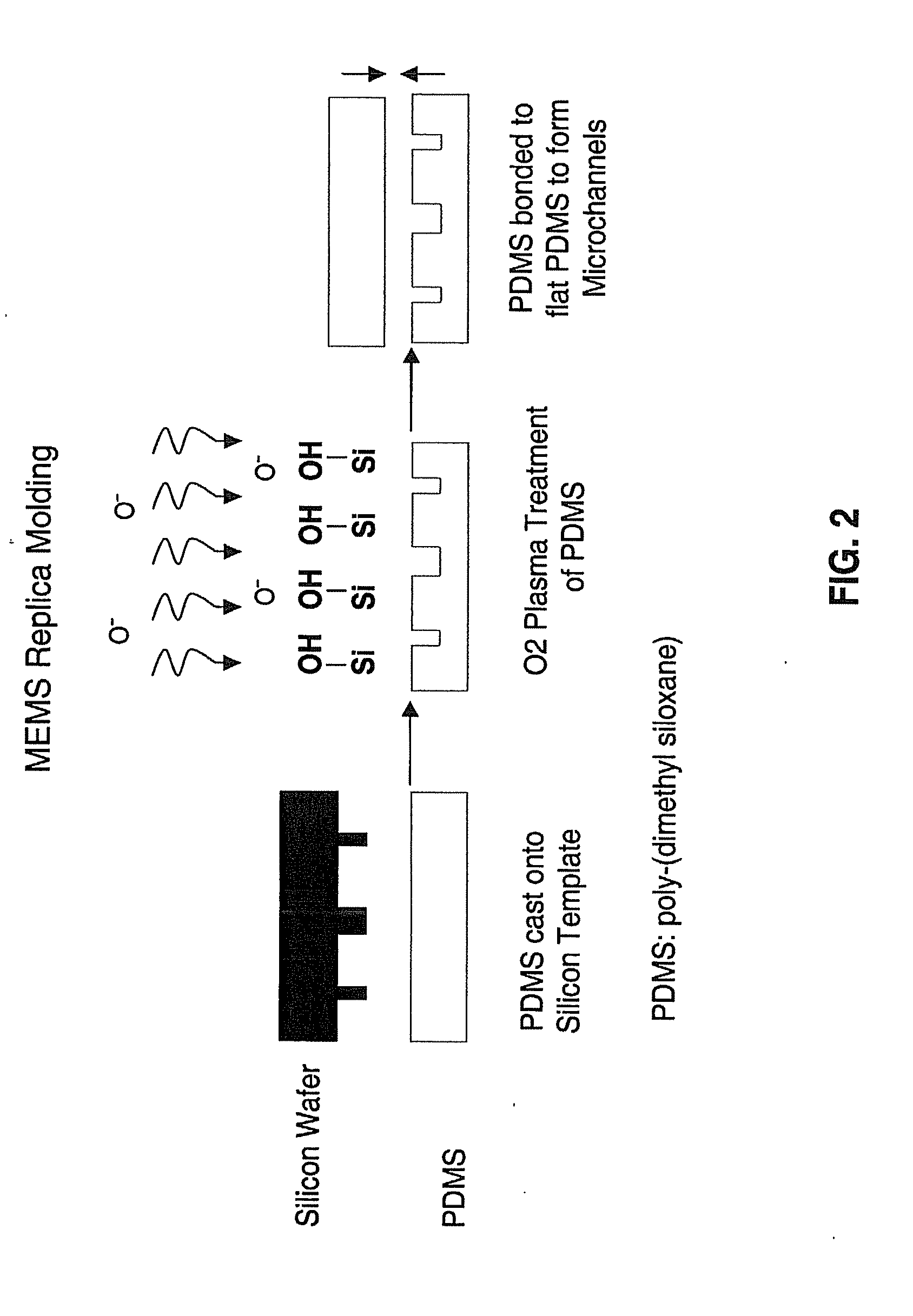 Fabrication of vascularized tissue using microfabricated two-dimensional molds