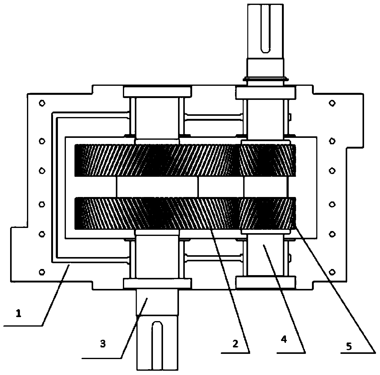 Dynamics modeling method for multi-input multi-output gear transmission system